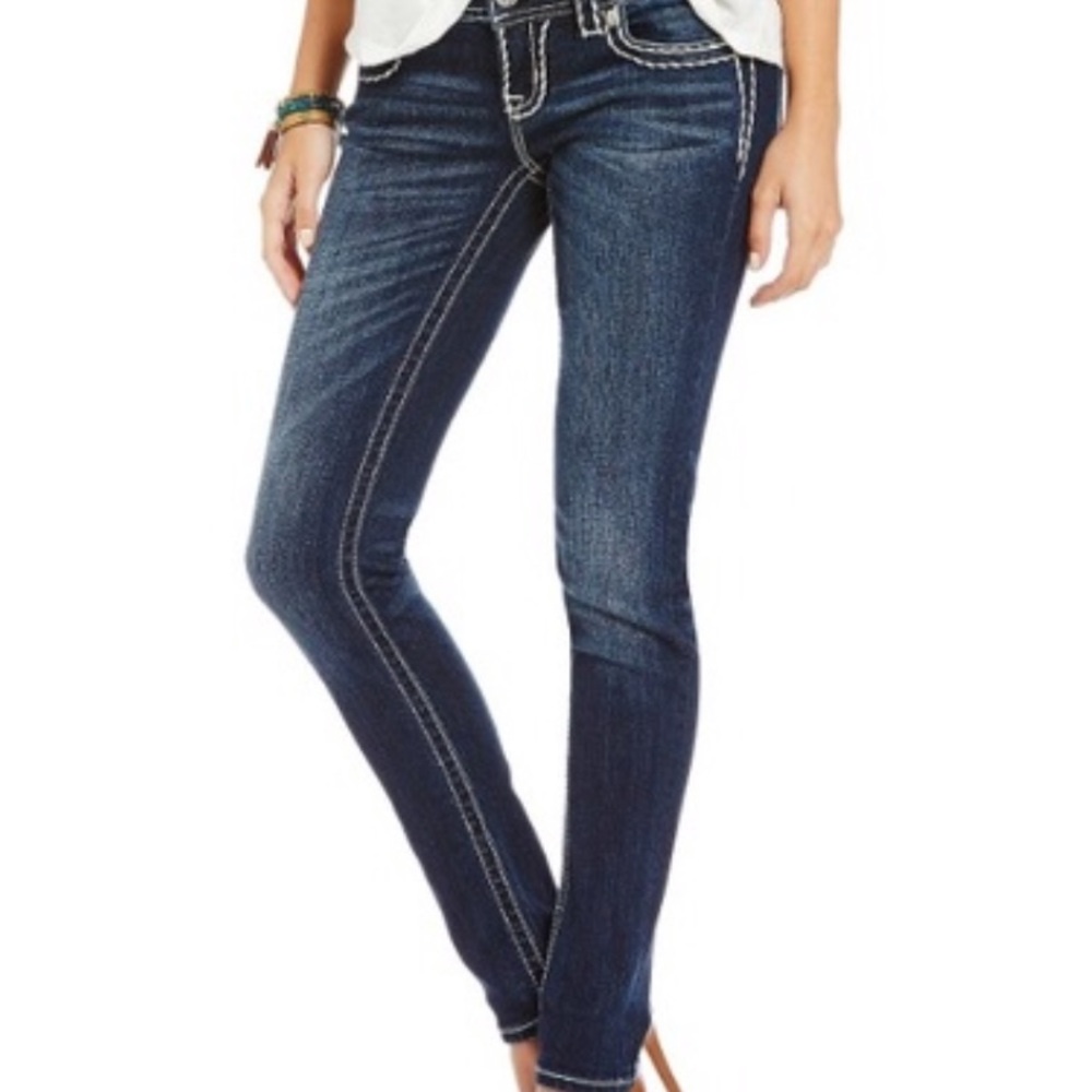 Miss Me “Sunny” Skinny Jeans (light wash denim)